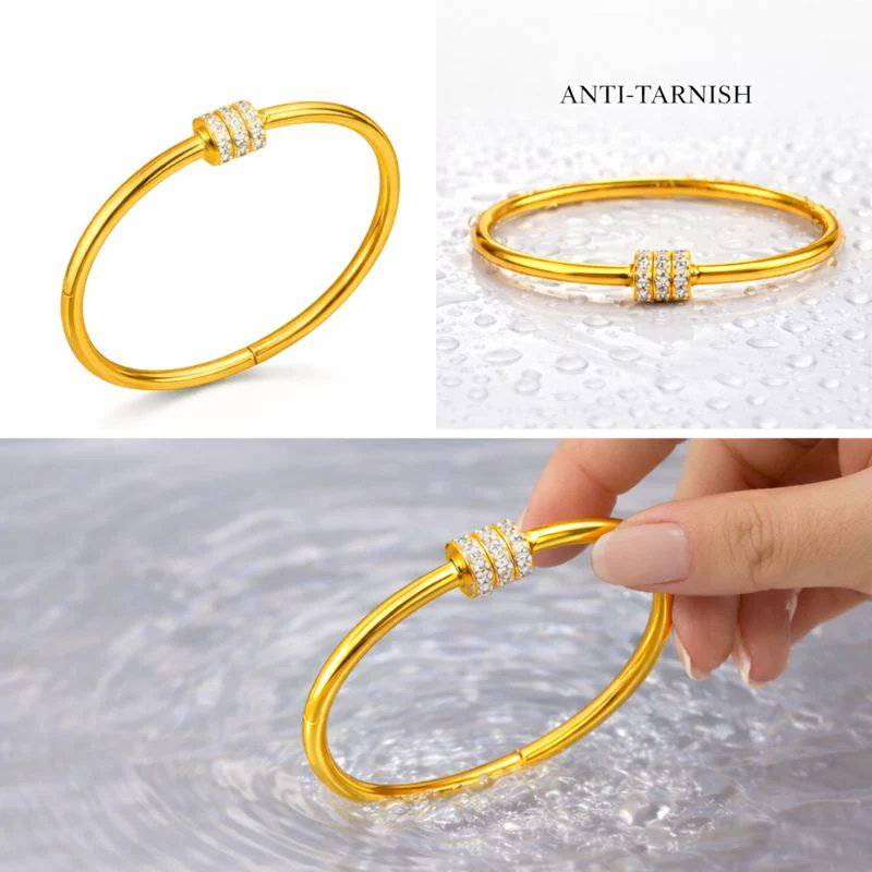 Aurora 18K Gold Plated Demi-Fine Bracelet | Waterproof Gold Vermeil Jewellery for Women - Image 3