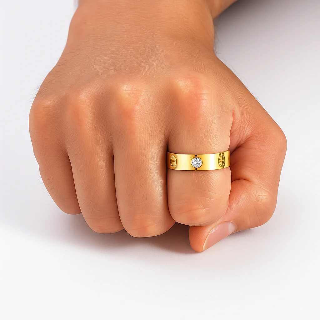 Bold Luxe Screw Ring - Image 4