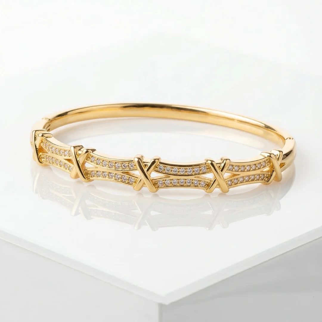 crisscross bangle bracelet - Image 5
