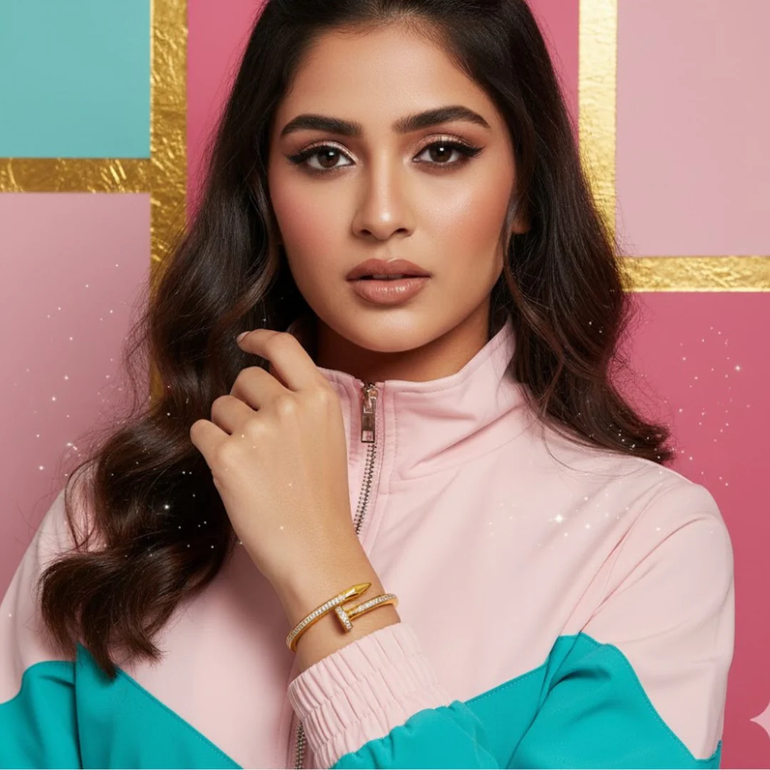 Nail Bangle – Demi-Fine Everyday Jewellery 18K Gold Plated - Image 4